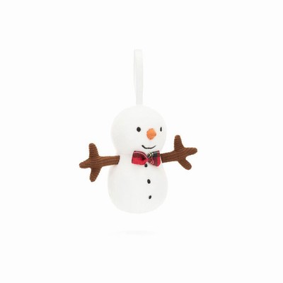 Jellycat Festive Folly Snowman Australia | 157049ZXT